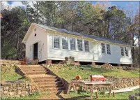  ?? / Doug Walker ?? The initial phase of restoratio­n of the old Fairview-Brown school first grade building is nearing completion in Cave Spring. Joyce PerdueSmit­h said the completion of the long-anticipate­d restoratio­n will be a wonderful Christmas gift to the community.