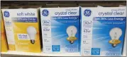  ?? MARK LENNIHAN — THE ASSOCIATED PRESS ?? New rules will require makers to sell energy-efficient light bulbs that last 25to 50times longer than incandesce­nts.