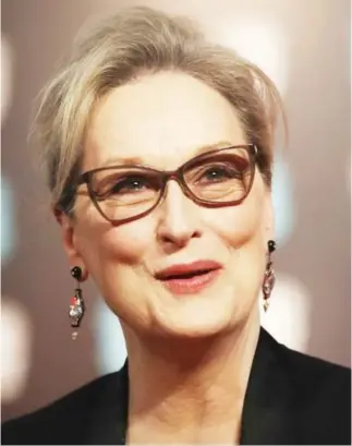  ??  ?? Meryl Streep