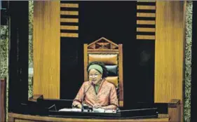  ??  ?? Staying power: Baleka Mbete was the National Assembly’s speaker from 2004 to 2008, and again from 2014 to 2019. Photo: David Harrison