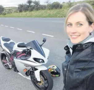  ?? Picture: Phil Bevan Trackdays ?? Motorcycli­st Laura Davies died after falling from her bike on a race track.