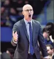  ?? Stephen Dunn / Associated Press ?? Coach Dan Hurley and the UConn men’s basketball team will play in the Legends Classic at Mohegan Sun in December.