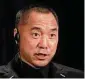  ?? Don Emmert/AFP/TNS ?? Guo Wengui, who has a home in Greenwich, was charged Wednesday in a $1 billion fraud scheme.
