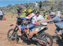  ??  ?? Asistido, Nimo fue una de las historias que regaló el Enduro.