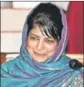  ??  ?? Mehbooba Mufti