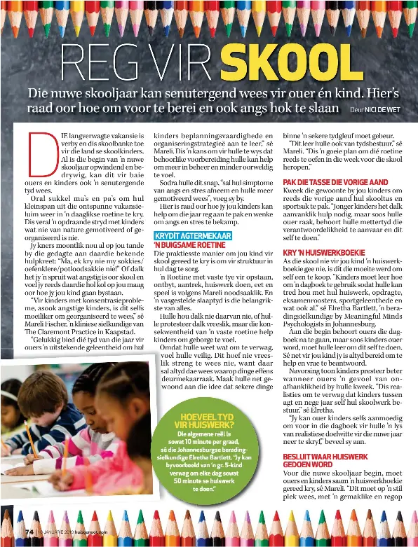 Ouers, berei so jul kinders voor vir skool - PressReader