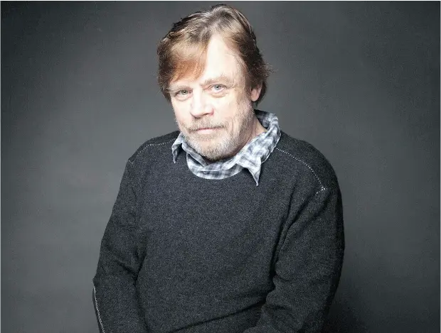 ?? TAYLOR JEWELL / INVISION / THE ASSOCIATED PRESS FILES ?? An older, greyer mature Mark Hamill returns as Luke Skywalker in the upcoming Star Wars: The Last Jedi, in theatres Dec. 15.