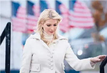  ?? BRENDAN SMIALOWSKI/GETTY-AFP 2020 ?? The panel has asked Ivanka Trump to voluntaril­y cooperate with the riot investigat­ion.