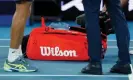  ?? Images ?? Alex de Minaur’s bag reflects his new state of mind. Photograph: Darrian Traynor/Getty