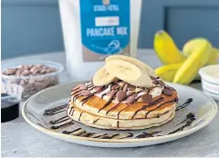  ?? ?? ● Stack and Still’s salted caramel and banana pancake