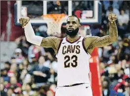  ?? GEOFF BURKE / REUTERS ?? LeBron James fue el amo del partido contra los Wizards