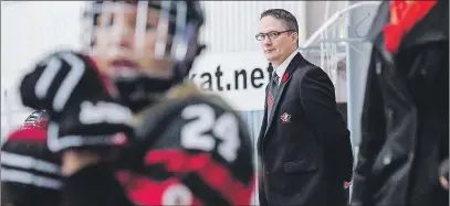  ??  ?? Former Weeks Jr. A Crushers coach Troy Ryan will be an assistant coach for Canada’s women’s hockey team at the 2018 Winter Olympics.