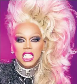  ??  ?? Audaz. La drag queen que lleva adelante RuPaul’s Drag Race en TV.