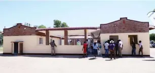  ?? ?? Pupu Health Care Centre that was commission­ed by President Mnangagwa yesterday