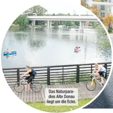  ??  ?? ZUM PROJEKT
Das Naturparad­ies Alte Donau liegt um die Ecke.
SO KÖNNTE IHRE KÜNFTIGE VIER-ZIMMER-SMART-WOHNUNG AUSSEHEN – BAUPLATZ A