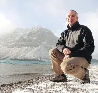  ?? FILES ?? University of Calgary researcher Shawn Marshall, shown at Bow Lake in 2012, predicts that “2018 will still be one of the five hottest years ever recorded.”