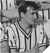  ??  ?? Phil Tinney, pictured before playing for The Stripes in a Dundee trial.