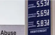  ?? Stephen Lam / The Chronicle ?? Gas prices are seen in San Francisco. Drivers in the Bay Area will soon be paying even higher prices.