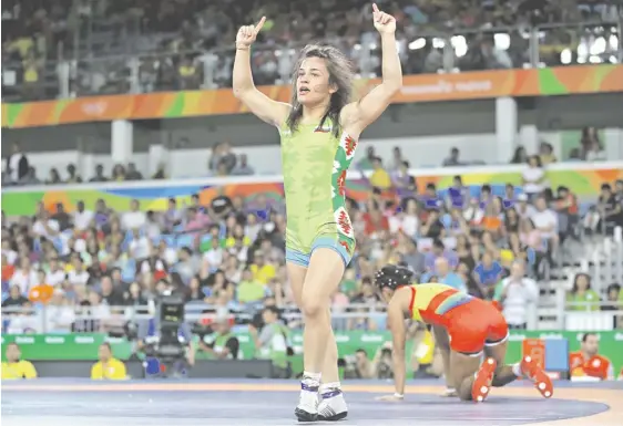  ??  ?? След медала в Рио Елица Янкова се цели в титла в Токио REUTERS