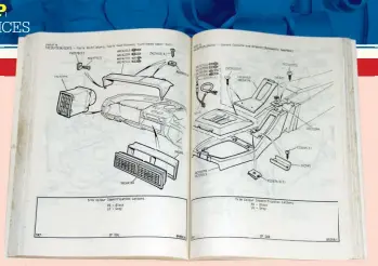  ?? ?? A factory parts catalogue will be invaluable, and complement­s a workshop manual.