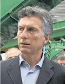  ??  ?? Mauricio Macri. Apuesta a unificar los apoyos de Gustavo Posse, Jesús Cariglino y su primo Jorge Macri.