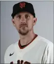  ?? MORRY GASH — THE ASSOCIATED PRESS ?? Stephen Piscotty could be part of Giants' prospectiv­e infield this 2023 season.