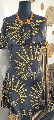 ?? Picture: SUPPLIED ?? A cowrie-inspired design by Navin Raj.