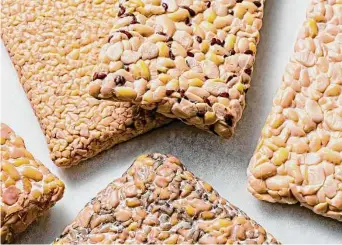  ?? Scott Suchman/for the Washington Post ?? Tempeh comes in a variety of styles, from plain to five-grain and flax infused.