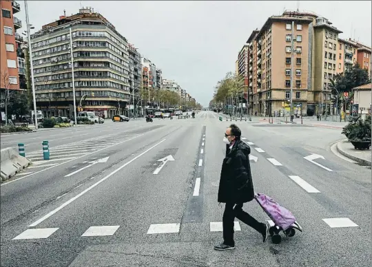  ?? ÀLEX GARCIA ?? Las obras de remodelaci­ón de la avenida Meridiana de Barcelona siguen adelante