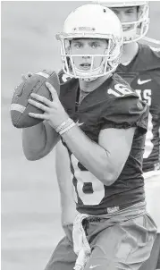  ?? Stephen Spillman ?? Sophomore Shane Buechele (16) is the incumbent at QB but could be tested by freshman Sam Ehlinger.