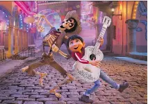  ?? DISNEY/ PIXAR ?? Coco, Pixar’s 19th film, is the first to feature multiple characters of colour in large roles. The movie will be in theatres Nov. 22.