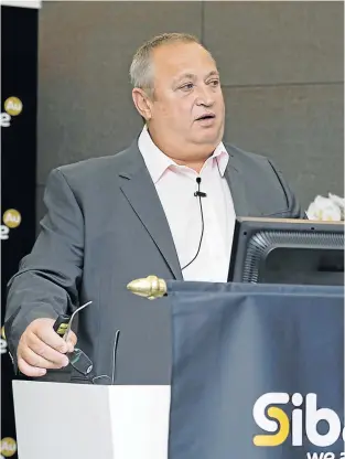  ?? Picture: MARTIN RHODES ?? BURNING ISSUE: Neal Froneman, CEO of Sibanye-Stillwater, says the breakdown in municipal functions in areas surroundin­g mining operations is beyond the power of companies to fix.