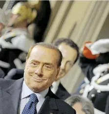  ?? Ansa ?? Impediment­o Severino Berlusconi non può candidarsi dal 2013