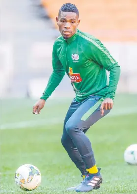  ?? Picture: Gallo Images ?? MAXIMUM. Earning six points against Cape Verde will be crucial to Bafana Bafana’s World Cup qualifying campaign, believes captain Thulani Hlatshwayo.