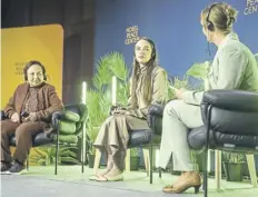  ?? ?? Nobel Laureate Shirin Ebad and Oleksandra Matviichuk