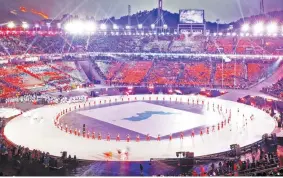  ??  ?? El estadio olímpico de Pyeongchan­g