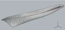  ??  ?? 3 DTMB 5415G图 计算模型 型方案图示Fig.3 The scheme of calculatio­n model DTMB 5415G