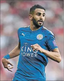  ?? FOTO: GYI ?? Mahrez pidió irse del Leicester pero no ha sido traspasado