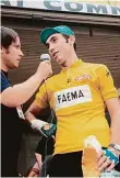  ?? Foto: Profimedia.cz Foto: Profimedia.cz ?? Ve žlutém
Eddy Merckx se oblékl do dresu lídra Tour 1969 hned první den.