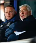  ??  ?? PARTNERS: Stretford, right, with Wayne Rooney at Everton