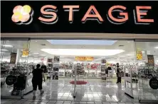  ?? Kim Brent / Staff file photo ?? Houston-based retailer Stage Stores is transition­ing its units to the Gordmans brand. The company, which has more than 700 stores, may be exploring refinancin­g of its $365 million of debt.