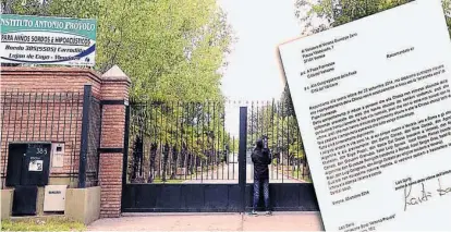  ?? (DyN) ?? En Mendoza. El escándalo del instituto Próvolo para chicos sordos suma cuatro detenidos.