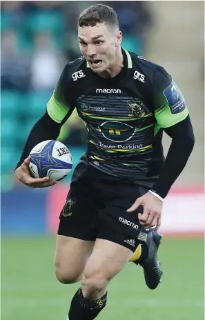  ?? PICTURE: Getty Images ?? Heading home: Saints wing George North