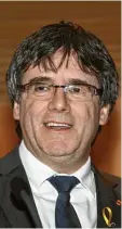  ?? Foto: afp ?? Carles Puigdemont kann nicht wegen Re bellion ausgeliefe­rt werden.