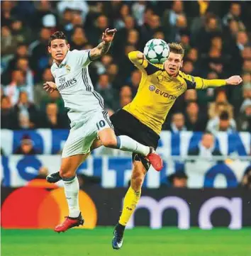  ?? Rex Features ?? James Rodriguez struggled to nail down a regular starting place at the Bernabeu, despite his ability to score spectacula­r goals.