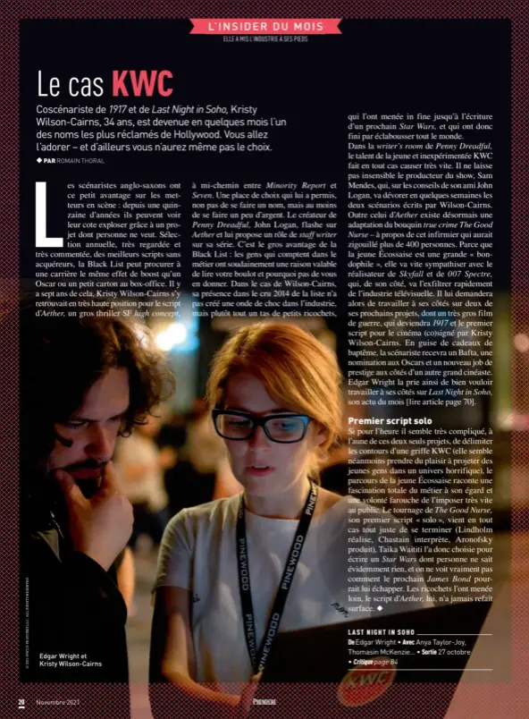  ?? ?? Edgar Wright et Kristy Wilson-Cairns