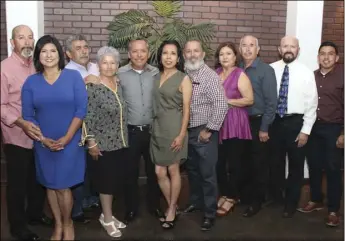  ?? COURTESY PHOTO ?? Jorge Padilla at his teachers’ retirement celebratio­n with his family.