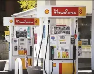  ?? Tyler Sizemore / Hearst Connecticu­t Media ?? Data from AAA Northeast showed the average price for a gallon of gas now stands at $4.54 in Connecticu­t, breaking the previous record of $4.49 on March 11.