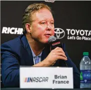  ?? SARAH CRABILL / GETTY IMAGES ?? CEO Brian France was arrested Sunday and accused of driving under the influence and drug possession in Sag Harbor, New York.