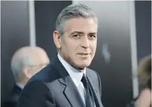  ?? Evan Agostini/The Associated Press /Files ?? “We have family members all over the world,” George Clooney says, “and the idea that someone would inflame any part of that world for the sole reason of selling papers should be criminal.”